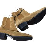 EXPRESS Brand New with Defect  Women Size 9 Brown Tan Leather Ankle Boots Booties Photo 2