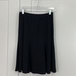 Chico's New  Size 1 (8/Medium) Black Mesh Midi Vivian Tulle Skirt Photo 4