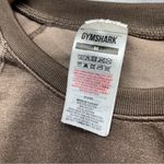 Gymshark Tan and Brown Graphic Crop Sweatshirt Photo 2