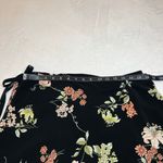 Brandy Melville  Floral Print Genevieve Wrap Mini Skirt Size O/S Dark Romantic Photo 8