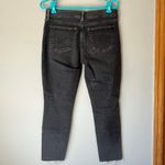 Levi's Black Distressed 711 Skinny Jean Size 28 Photo 1