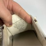 Madewell  sidewalk low top sneakers snakeskin embossed leather white size 8 Photo 7