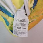 Nike  Yellow and Blue Crop Sports Bra Photo 7