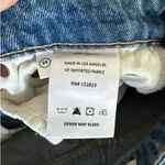 GRLFRND  - The Karolina High Rise Straight Crop Denim Jeans in Blue Photo 2