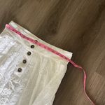 Ann Taylor  White Eyelet Midi Skirt Photo 4