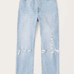 Abercrombie & Fitch Ultra High Rise Ankle Straight Jeans Photo 0
