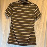 Nike Blue and White Polo Fitted Button Down Top Photo 3