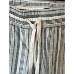 Ann Taylor linen stippled pants beach attire size xs blue and white Photo 2
