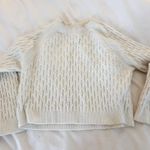 Knit Mix White Sweater Photo 0