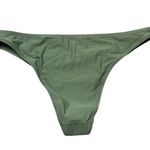 Aerie NWT  Swim Bottoms Women XL Olive Green Cheeky Photo 1