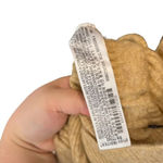 ZARA Sweater Knit Ribbed Hooded Romper One Piece Beige Tan Size Small Photo 14