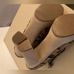 Rebecca Taylor women leopard print suede platform heel boots size 9 Photo 5