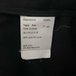 Piazza Sempione  | Wide Leg High Rise Trousers Black Wool Blend Italian 44 Photo 8