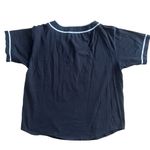 Badger Sport Baseball Jersey Men's L Retro Sportswear Athleisure Classic Blue Size L Photo 2