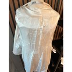 ZARA  Draped Blazer Mini Dress Wrap White SIZE XS BLOGGERS FAVORITE Photo 6