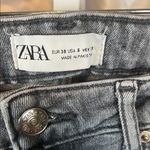 ZARA Charcoal Ripped Denim Photo 1
