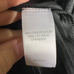 J.Jill ‎ Wearever Collection Ribbed Velvet Top XSP Black Long Sleeve Boxy Classic Photo 5