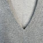 Norma Kamali  Size M Dress V-Neck Sleeveless Sweatshirt Tunic Gray Pocket Women’s Photo 5