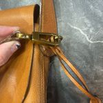 Fossil Cow Hide Leather Brown Tan Shoulder Crossbody Purse Bag Photo 9