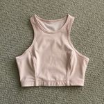 Outdoor Voices Athena Crop Top Sports Bra Rose Quartz Pale Pink Small Like NEW Photo 1