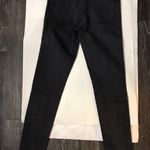 ZARA TRF Black Jeans with Maroon Velvet Stripe Photo 1