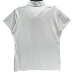 Sport Haley Golf Shirt Womens L White Black Snap Button Tennis Performance Top Size L Photo 4
