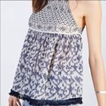 Ecote Embroidered Pinafore Tank Top Photo 2