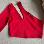 Pretty Little Thing Red Top Photo 2