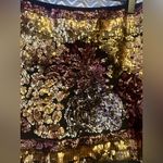 Hale Bob  | Black/Gold Floral Sequin Mini Skirt, Size XS Photo 1
