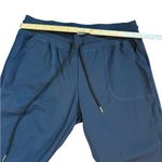 Zyia  Active Ankle Zip Jogger Pants Pull On Drawstring Navy Athleisure Women's S Photo 5