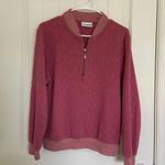 Vintage Alfred Dunner women’s quilted quarter zip jacket —‎ medium Pink Photo 0