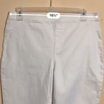 Versona  White Light- Stretch Pull-on Bell Bottom Flared Leg Pants Women’s Sz 16 Photo 3