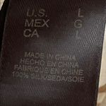 Liz Claiborne Collection Beige Floral Silk Blouse Shirt Set Womens Size Large Tan Photo 10