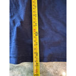 Lilly Pulitzer Women's  Navy Pima Cotton Ruffle Henley Blouse L Photo 5