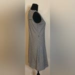 Michael Kors Michael - Black and white striped sleeveless mini dress size 4 Photo 1