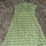 Speechless  Cute Green Geometric Sundress Dress Photo 1