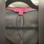 Betsey Johnson Burgundy Punk Goth Corset Style Faux Leather Dress Size 0 XXS XS Photo 7