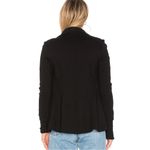 Bailey 44 Britto Jacket Asymmetrical Buttons Military Knit Wool Black XS Chic Photo 4