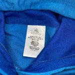 Disney Walt World Cinderella Castle Blue Hoodie Cropped Raw Hem Womens Large Photo 2