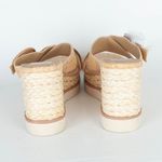 NWOB Dolce Vita Womens Liesel Raffia Espadrille Wedge Sandals Size 9.5 Tan Boho Photo 4
