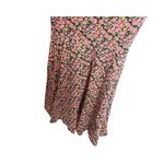 Lush Clothing Lush M Pink Floral Fit & Flare Dress 3/4 Sleeves Open Back Stretch Fitted Photo 2
