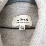Aritzia Wilfred Cyprie Turtleneck Soft Merino Wool Sweater Grey XXS Pullover Photo 8