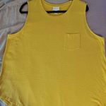 Ava & Viv  Women's Plus 2X Sleeveless Yellow Rayon Polyester Tank Top stretch Photo 0