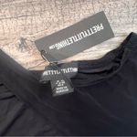 Pretty Little Thing  BLACK SLINKY ASYMMETRIC CUTOUT SLEEVELESS Bodysuit NWT #46 Photo 5