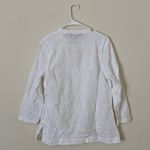 Vineyard Vines Women’s  White Tropical Embroidered Blouse Size XL Photo 1