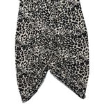 Vicente Camuto Size XS Womens Leopard Print Ruched Sleeveless Stretchy Fabric Black Photo 10