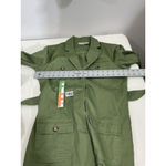 Newport News Womans Green Button Up Long Sleeve Military Jacket Size 6 Photo 3