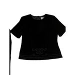 Jessica Howard Women's  Black Velvet Skirt Suit Size 4 Photo 1