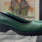NEW Clizia Vera Pelle Green Italian Leather Mary Jane’s Size 9 Photo 1
