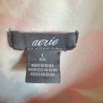 Aerie  Floral Full Zip‎ Jacket Size Large Red Blue Activewear Athleisure Photo 2